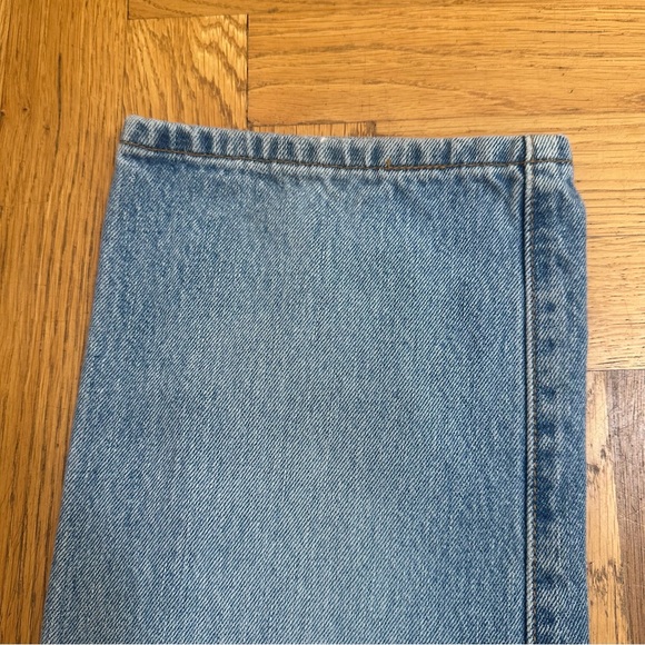 💚 Vintage Levi’s 501 Blue Distressed Jeans (W30 L34) (20) - Picture 7 of 12